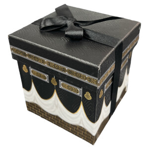 Kaaba-Geschenkbox mit edlem Teppich und Tesbih
